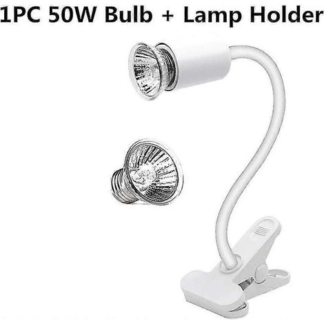 Lampe chauffante pour reptiles, lampe chauffante pour terrarium, lampe chauffante pour tortues, ampoule pour lampe chauffante pour reptiles, support d'ampoule pour lampe chauffante (1/5)