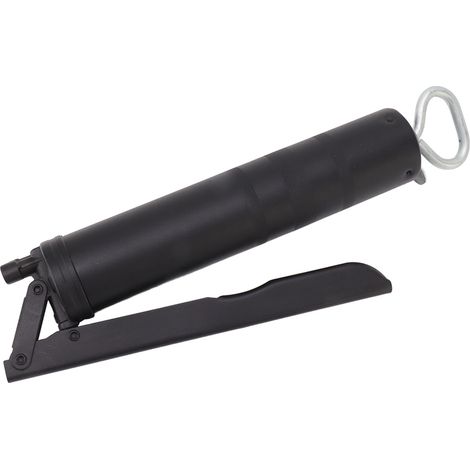 400-cm³-Hochdruck-Schmierfettkupplung, robuste Schnellkupplung, manuelles Einzel- und Doppeldruck-Schmierwerkzeug mit Schlauch, schwarz (1/5)
