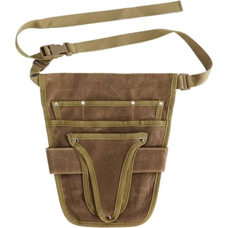 Sac banane en toile épaisse, de rangement pour outils jardinage, (1/4)