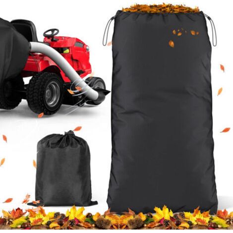 Reusable Lawn Tractor Leaf Bag 96 X 56 Inches Extra Large Garden Lawn Leaves Waste Trash Collect Bag