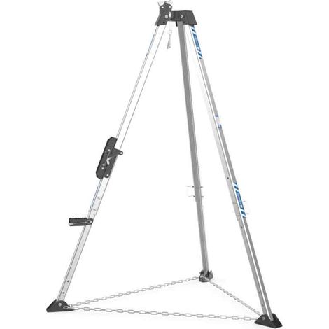 Zarges Fall Protection Triplex Dreibein verstellbar 1,5-2,5m