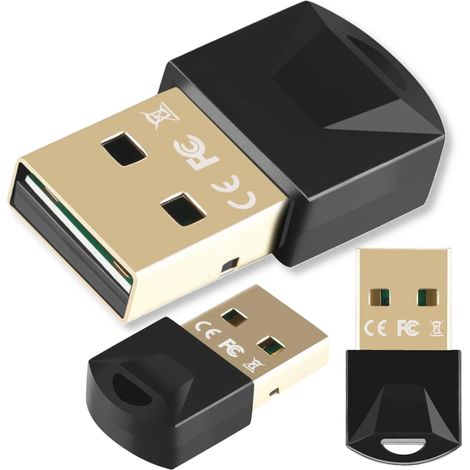 Ricevitore dongle USB 2.0 Bluetooth 5.0 + EDR con portata di 20 m e scheda Bluetooth. (1/5)