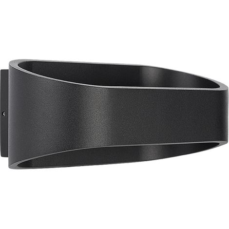 applique a led 'zack' 9w - 654lm - 4000k - colore nero (1/2)
