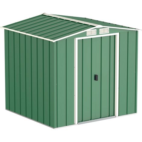 Duramax 1,8 x 1,8 m Eco in Metallo casetta con OW, Colore: Verde (1/4)