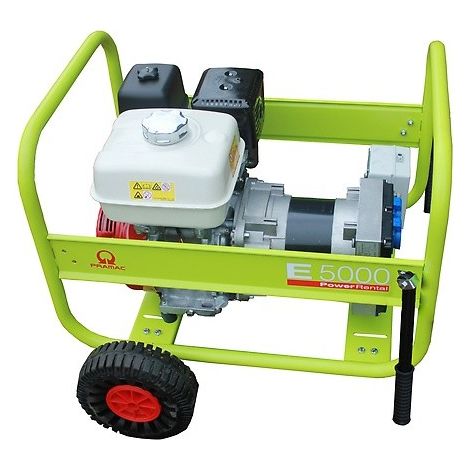 -CAHERSA- Generador Gasolina E5000 RENTAL + DPP Manual + DPP (ruedas (1/2)