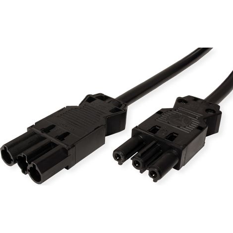 BACHMANN Verlängerung H05VV-F 3G1,5mm² L:0,3m sw GST18, 375.050