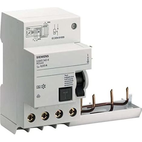 Siemens 5SM23426 5SM2342-6 Interruttore differenziale A 40 A 0.03 A 400 V (1/2)