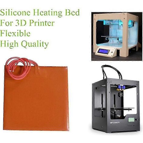 3D-Drucker-Heizmatte aus Silikon, 200 x 200 mm, 110 V, 500 W, Heizbett (1/3)