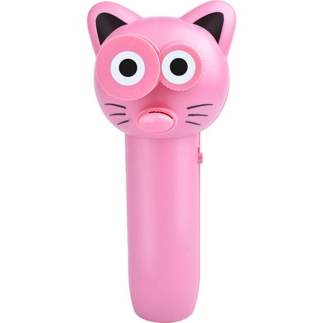 Lanceur de corde à hélice rose en forme de chat avec 2 cordes gratuites - Lanceur de corde portable et créatif (1/2)