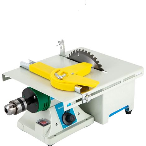 Meuleuse d'établi, Vitesse variable, Outil multifonction, Blanc (1/2)