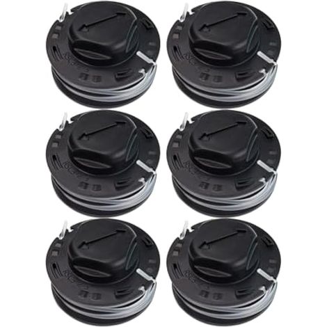 Lot de 6 bobines de Rechange pré-enroulées C 3-2 pour Tondeuse Stihl FSA 57 FSA 56 FSA 50 FSE 52 FSE52 Autocut C3-2 4009 710 4305 (1/5)