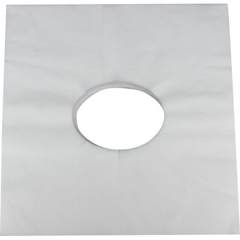 Lingette de protection jetable pour trou facial de table de massage, non-tissé blanc, housse d'oreiller de lit de salon de beauté. (1/5)