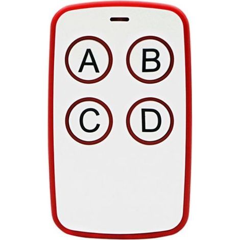 (Rouge) télécommande à copie filaire 433Mhz pour porte de garage électrique, portable longue distance (1/5)