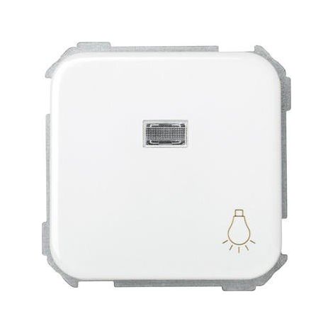Pulsador bombilla luminoso blanco Simon 31661-30 (1/2)