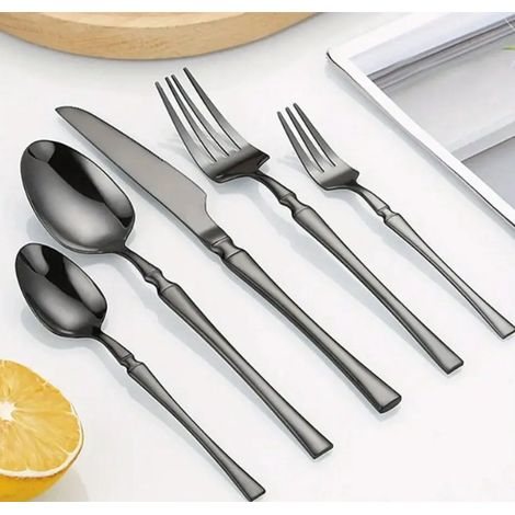 Fourchette lot de 30 acier inoxydable pour café fourchettes (1/2)