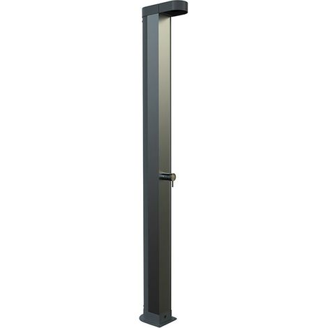 Douche solaire Angel en aluminium gris Douche solaire performante Accessoires de piscine