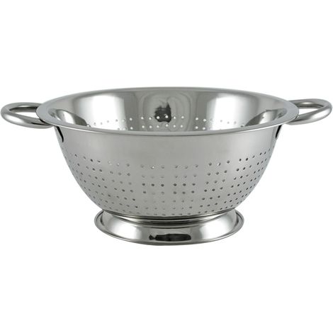 MAURY'S COLAPASTA IN ACCIAIO INOX CON 2 MANICI 24 CM
