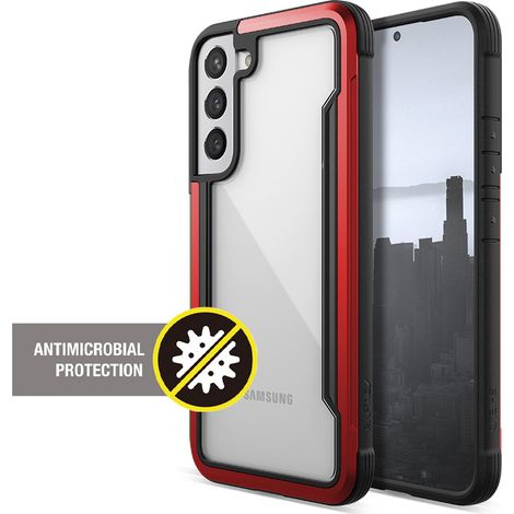Funda X-Doria Raptic Shield Pro para Samsung Galaxy S22+ 5G (Protección antimicrobiana) (Roja) (1/5)