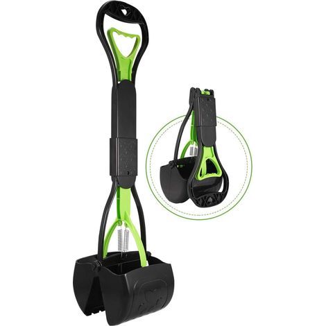 Ramasse Crotte pour Chien, Pelle a Crotte pour Chien Pliable, Ramasse Crotte Portable, Pince a Crotte de Chien Grande Capacité, pour Nettoyer Les Crottes de Chien et de Chat, Déchets (1/5)