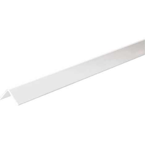 PARASPIGOLO LISCIO mod. 'PA22BN3' - mm. 22 x 22 x 2 mt - bianco