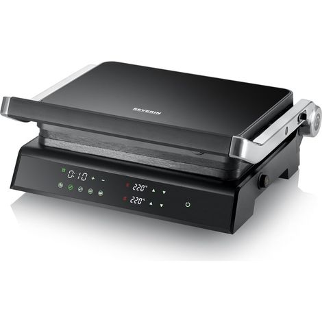Severin SEVINI Comfort KG2399 Griglia a contatto Nero / Argento (1/5)