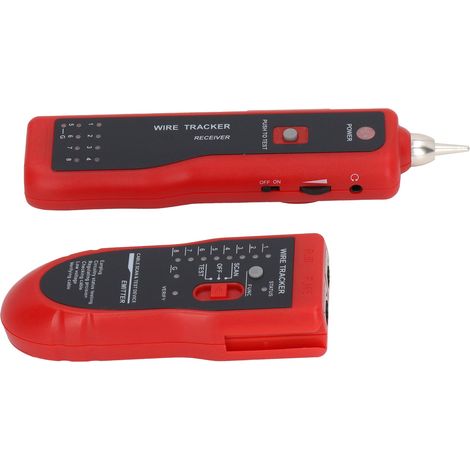 Testeur de Câble Réseau Multifonction POE avec Sensibilité Réglable et Oreillette Inclus - Idéal pour Traçage de Câbles (1/5)