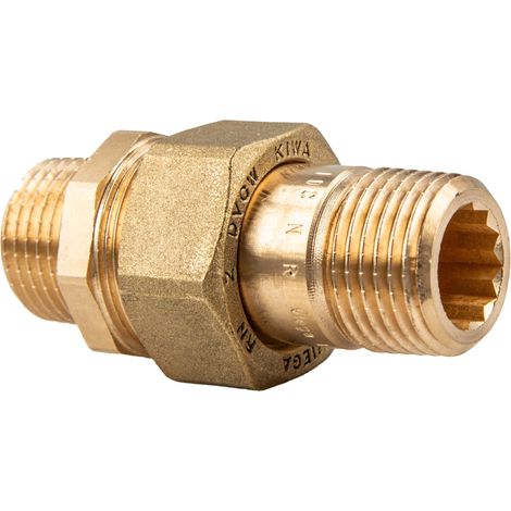 Viega Rotguss Verschraubung AG/AG 1 Zoll - Typ 3334 - flachdichtend (1/5)