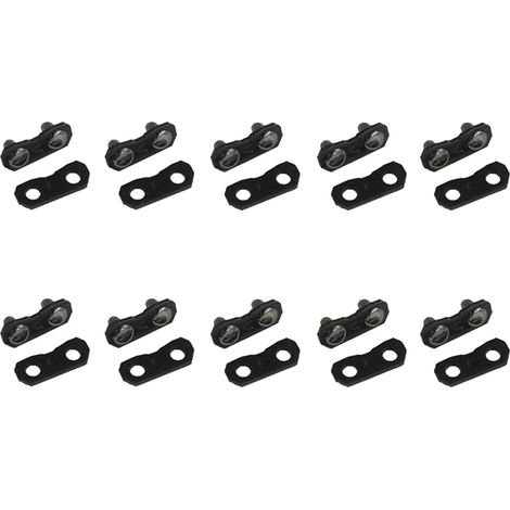 Pack of 10 Links (.325 058 1.5 mm) Link + Rivet for Chainsaw Chain (1/3)