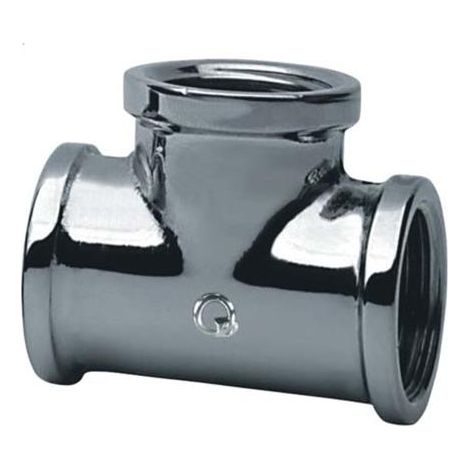 CHROM-T-STÜCK 3/8 ZOLL VERCHROMT