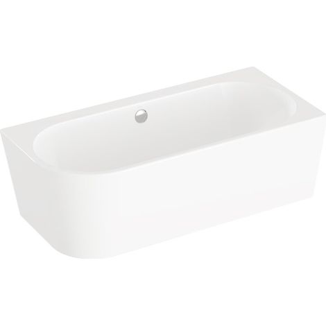VITRA 65441008000 Baignoire Geo adossée au mur coin droite
