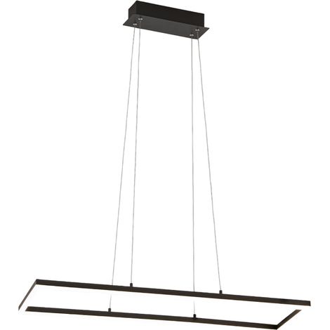 Plafonnier suspendu Bard LED 52W Noir 3394-45-101 Fabas Luce