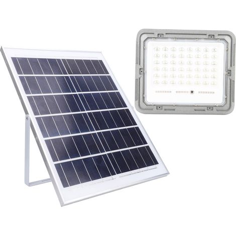 Kit d'éclairage solaire LED 200 W, 240 LED, étanche IP66, 8000 mAh, projecteur LED pour portes d'entrée, jardins, porches et garages, 6 V (1/5)