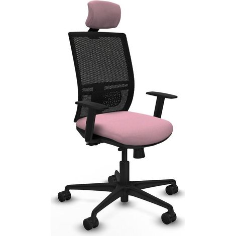 Piqueras-y-crespo Yunquera Chaise de bureau rose confortable (1/3)