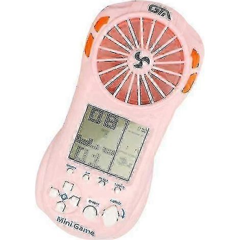 Ventilateur portable 2 en 1 pour console de jeu Tetris, mini ventilateur suspendu.-AquaForge (1/4)