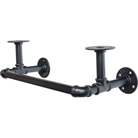 Escuadra para Estantería  Estilo Decorativo  Fabricado en Acero  Acabado en Negro Mate  Medidas 530165215 mm  Sistema de Fijación Atornillado  1 Unidad -