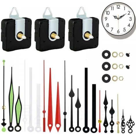 Uhrwerk Uhrwerk Uhrwerk Uhrwerk Batterie Lautlos Wanduhr System Uhrzeiger Pendelwerk