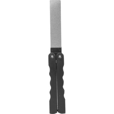 Éventail à aiguiser pierres pliantes, outil d'affûtage à double grain grossier/fin, meule à eau compacte (1/5)