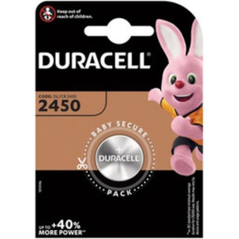 DURACELL BATTERIA A BOTTONE CR2450 BL 1 PZ