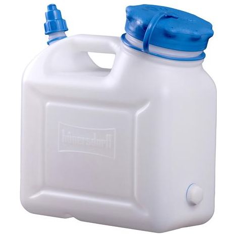 hünersdorff  bidón  boca  ancha  5  l  HD-PE  con  caño  adicional  -  817100 (1/3)