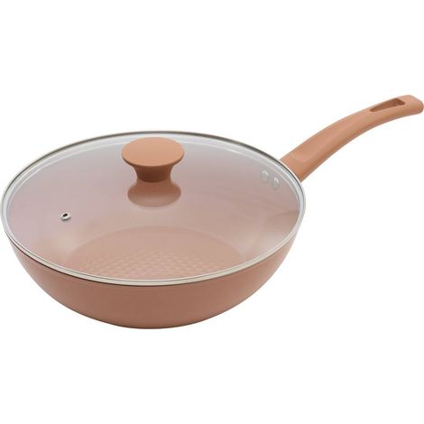 Sartén con tapa «toscana», 28 cm de diámetro, de terracota - 5five (1/5)