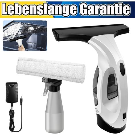 Aspirateur rechargeable Squeegee Verre Miroir Nettoyage Aspirateur à vitres sans fil