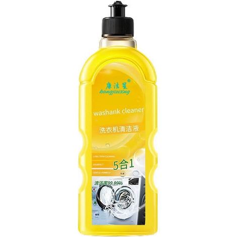Liquide Nettoyant Pour Machine À Laver - 500 ml - Parfum Citron - Pour Cuve Tambour - Nettoyage Profond Des Résidus Et Calcaire (1/5)
