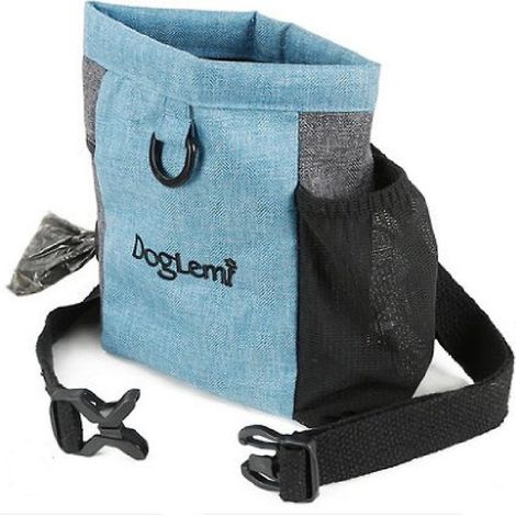 Sac à friandises magnétique pour chien avec ceinture ajustable, sac de promenade pour animaux