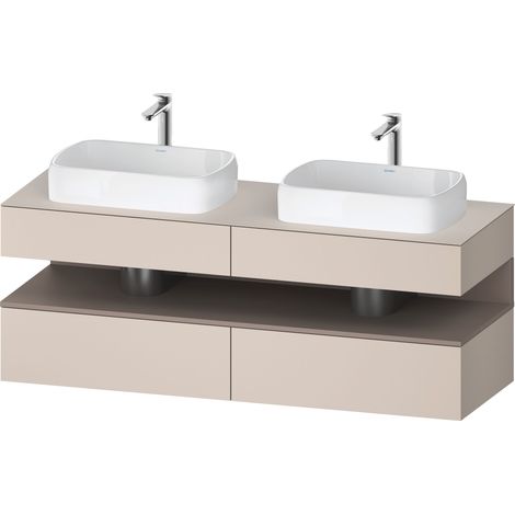 Duravit Collection One Meuble sous-vasque sur console, 2 tiroirs,