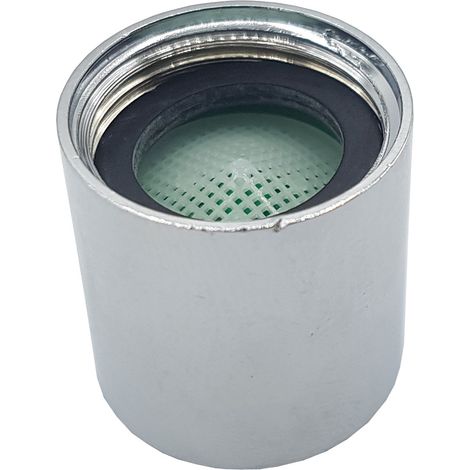 Aérateur de robinet F16 GW – Mousseur laiton chromé – Réduit la consommation d'eau – Joint inclus – Remer