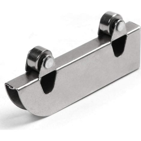 de porte coulissante en verre lot de 10 en acier inoxydable (1/5)