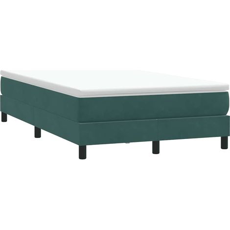 vidaXL Sommier à lattes de lit sans matelas vert foncé 120x220cm