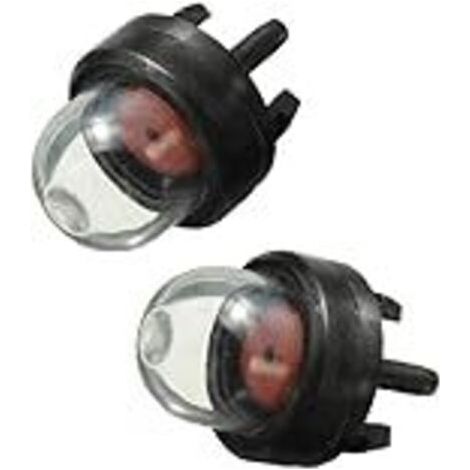Pair Mini Carburateur Huile Bulle Essence snap Poire Pompe Kit pour Tondeuse Taille-haie Tronçonneuse Accessoires 2 pièces