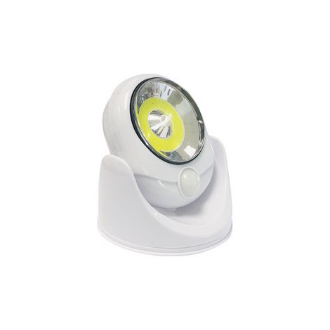 Torcia a led Cob con sensore di movimento Ir. Base rotante a 360º 60.358