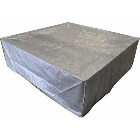 Bâche d'hiver pour piscine rectangulaire ou ronde – Double face, perméable à l'air (200 g/m²), avec 8 anneaux de fixation – Protection hivernale efficace pour piscines hors sol jusqu’à 3,66 m (1/2)